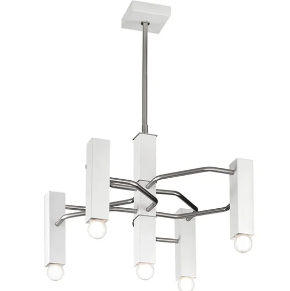 Raster sospensione 5 luci