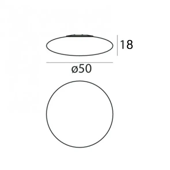 Squash LED soffitto/parete
